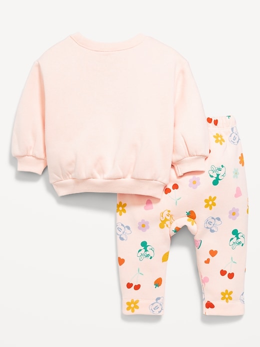 Image number 2 showing, Disney© Crew-Neck Sweatshirt and Sweatpants Set for Baby