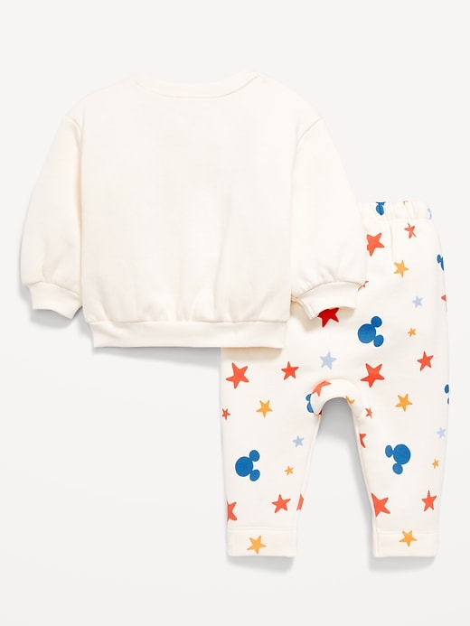 Image number 2 showing, Disney© Crew-Neck Sweatshirt and Sweatpants Set for Baby