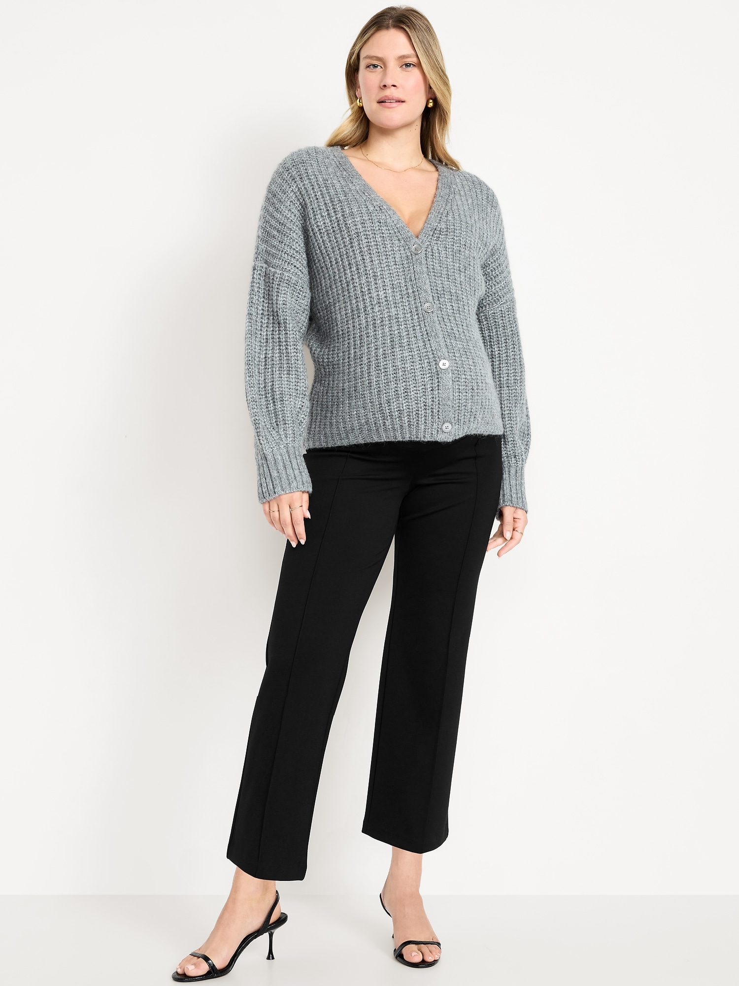 Maternity Full-Panel Stevie Straight Pants