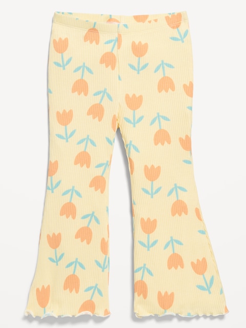 Ribbed Flare Leggings for Toddler Girls