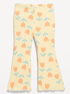 Ribbed Flare Leggings for Toddler Girls
