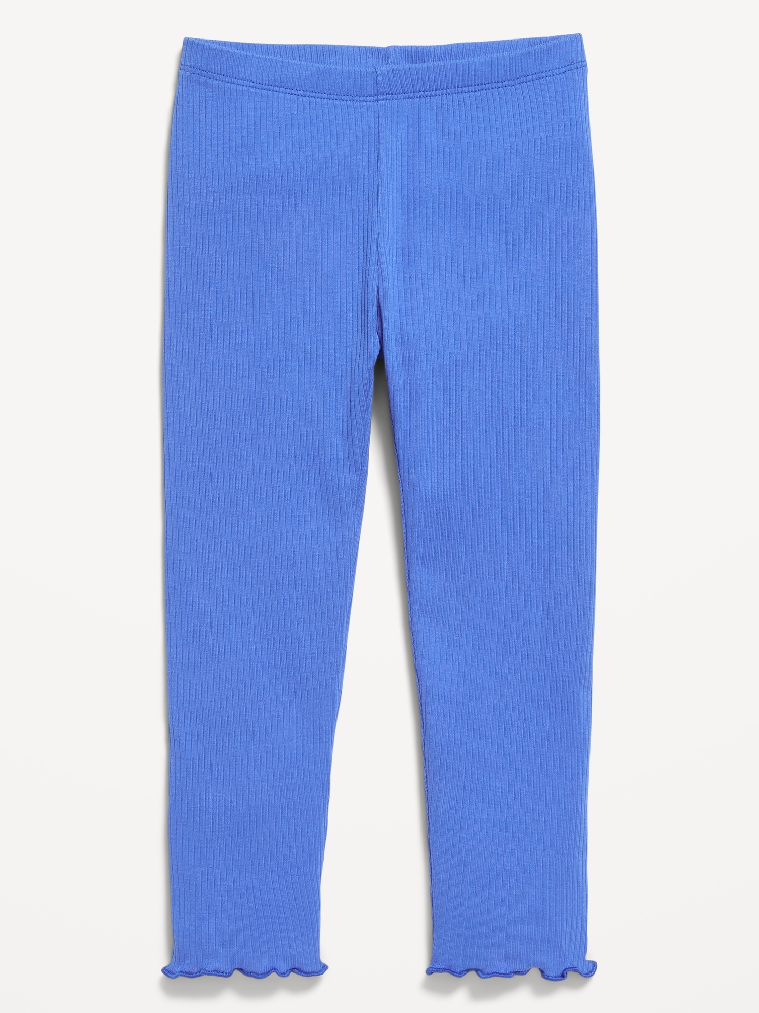 Rib-Knit Full-Length Leggings for Toddler Girls