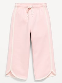 Image number 1 showing, Dolphin-Hem Cropped Sweatpants for Toddler Girls