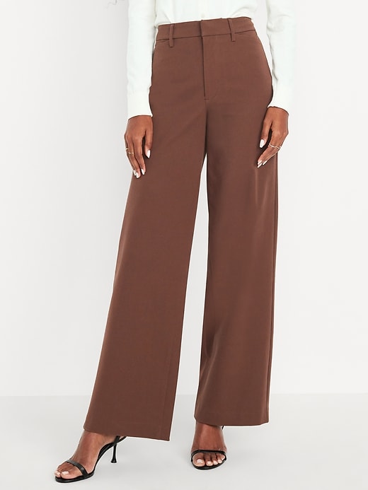 Image number 2 showing, High-Waisted Pixie Super Wide-Leg Pants