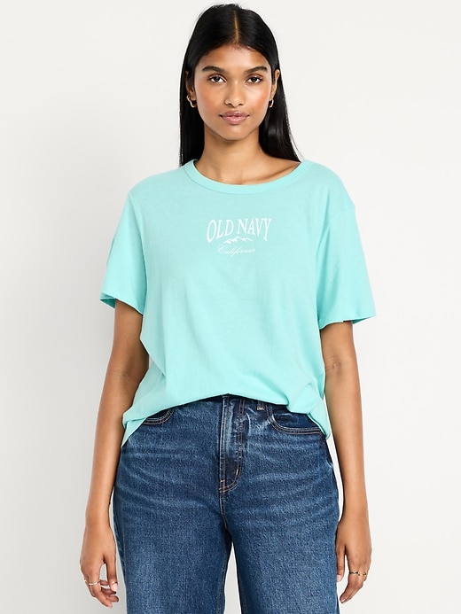 Image number 6 showing, Crew-Neck Logo-Graphic T-Shirt