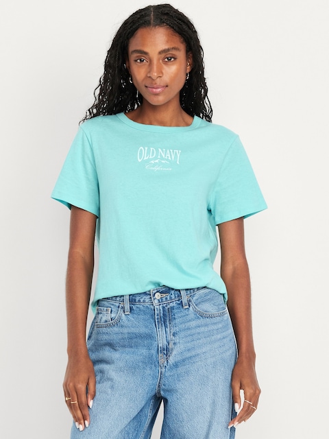 Crew-Neck Logo-Graphic T-Shirt