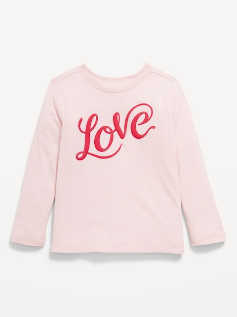 Long-Sleeve Graphic T-Shirt for Toddler Girls - Fairytale Rose
