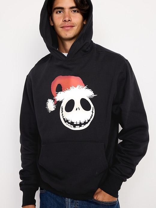 Image number 3 showing, Disney© The Nightmare Before Christmas© Jack Skellington Pullover Hoodie
