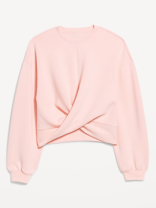 Image number 5 showing, Bounce Fleece Twist-Front Top