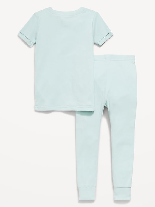 Image number 2 showing, Snug-Fit Ribbed Pajama Set for Toddler & Baby