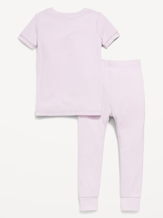 Image number 2 showing, Snug-Fit Ribbed Pajama Set for Toddler & Baby