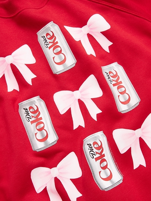 Image number 5 showing, Diet Coke® Oversized Raglan Sweatshirt