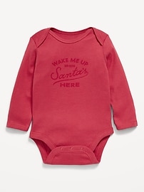 Image number 1 showing, Long-Sleeve Graphic Bodysuit for Baby