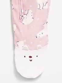 Image number 2 showing, 2-Way-Zip Sleep & Play Footed One-Piece for Baby