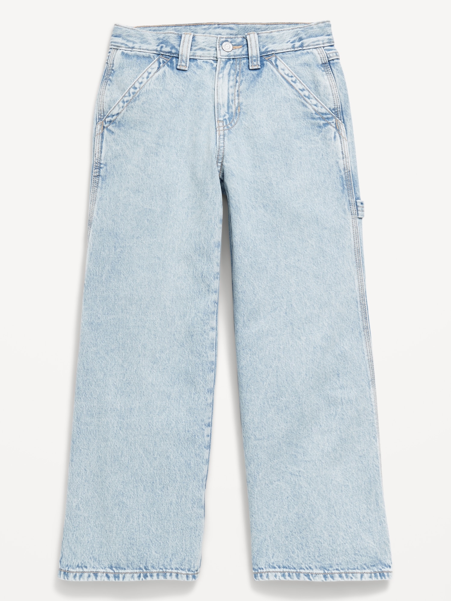 Super Baggy Wide-Leg Carpenter Jeans for Girls