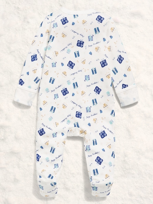 Image number 2 showing, 2-Way-Zip Sleep & Play Footed One-Piece for Baby