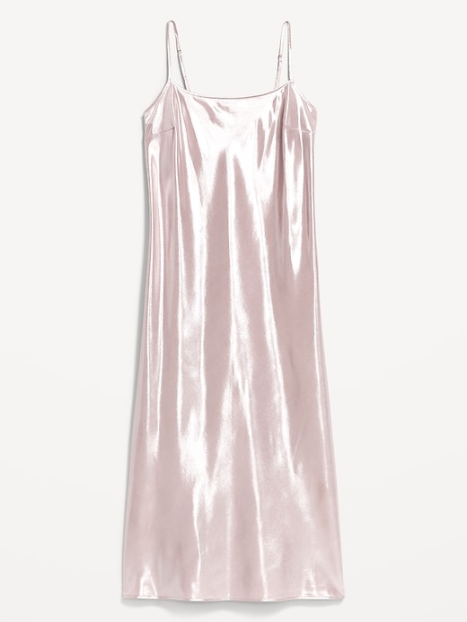 Image number 4 showing, Shine Satin Maxi Dress