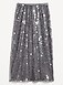 High-Waisted Sequin Midi Pencil Skirt - image 2