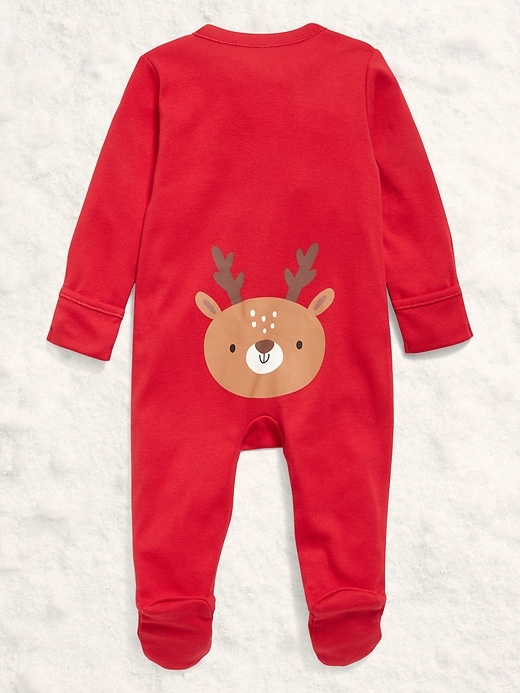 Unisex Sleep & Play 2-Way-Zip Footed One-Piece for Baby
