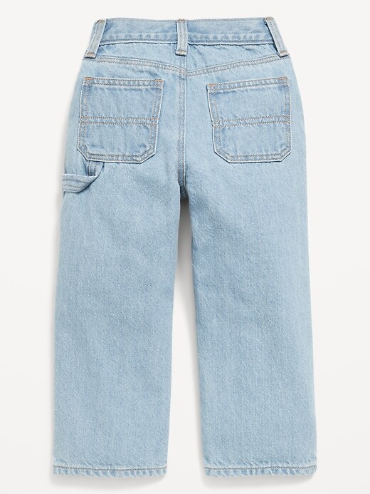 Image number 2 showing, Baggy Carpenter Utility Jeans for Toddler Boys