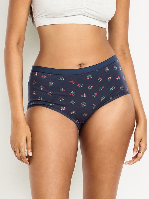 Image number 4 showing, High-Waisted Everyday Brief Cotton Underwear