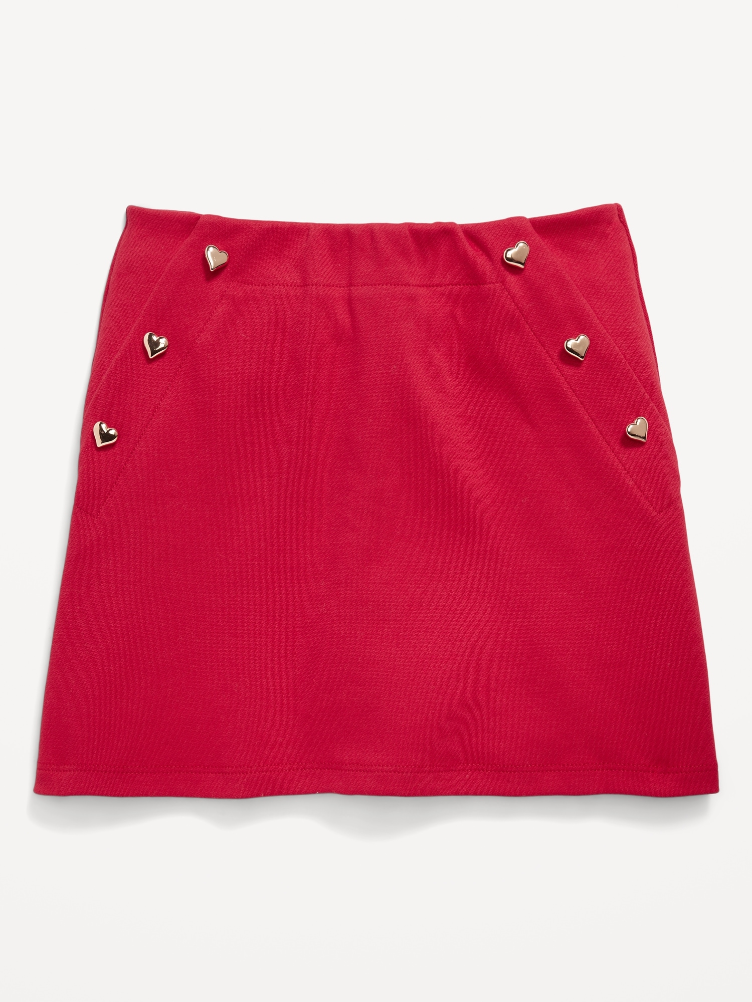 Jacquard-Knit Sailor Skort for Girls