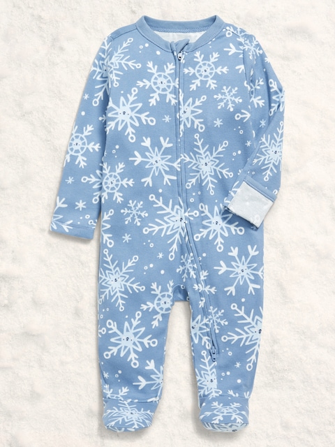 2-Way-Zip Sleep & Play Footed One-Piece for Baby