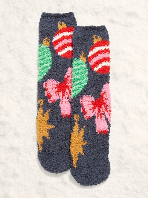 Cozy Crew Socks for Women - Ornaments