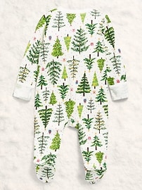 Image number 2 showing, 2-Way-Zip Sleep & Play Footed One-Piece for Baby