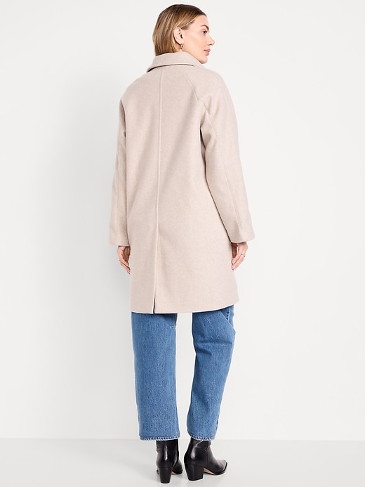 Image number 2 showing, Relaxed Button-Front Mac Coat