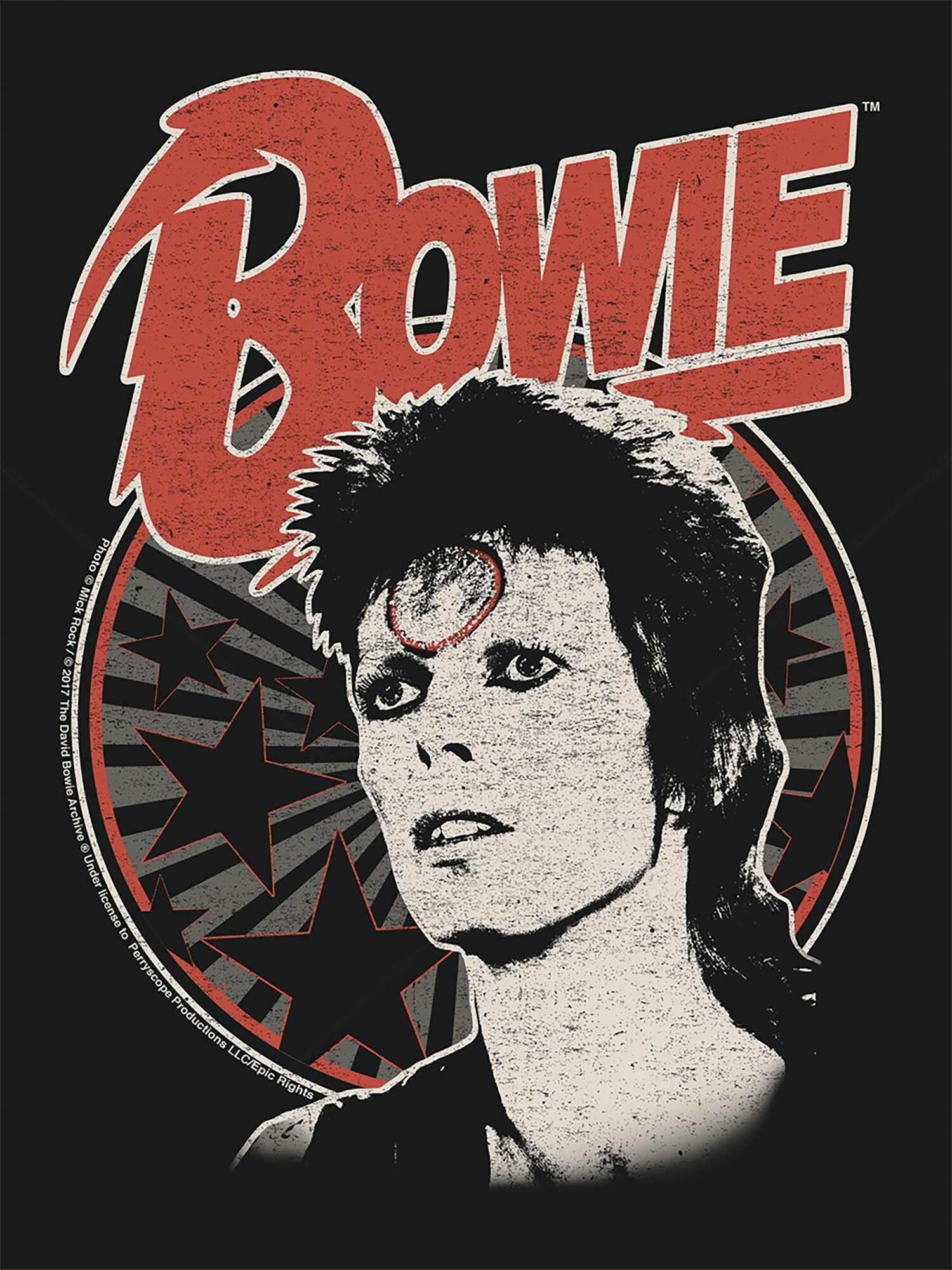 Детская футболка Old Navy David Bowie Space Oddity Graphic, цвет: Чёрный — фото 2