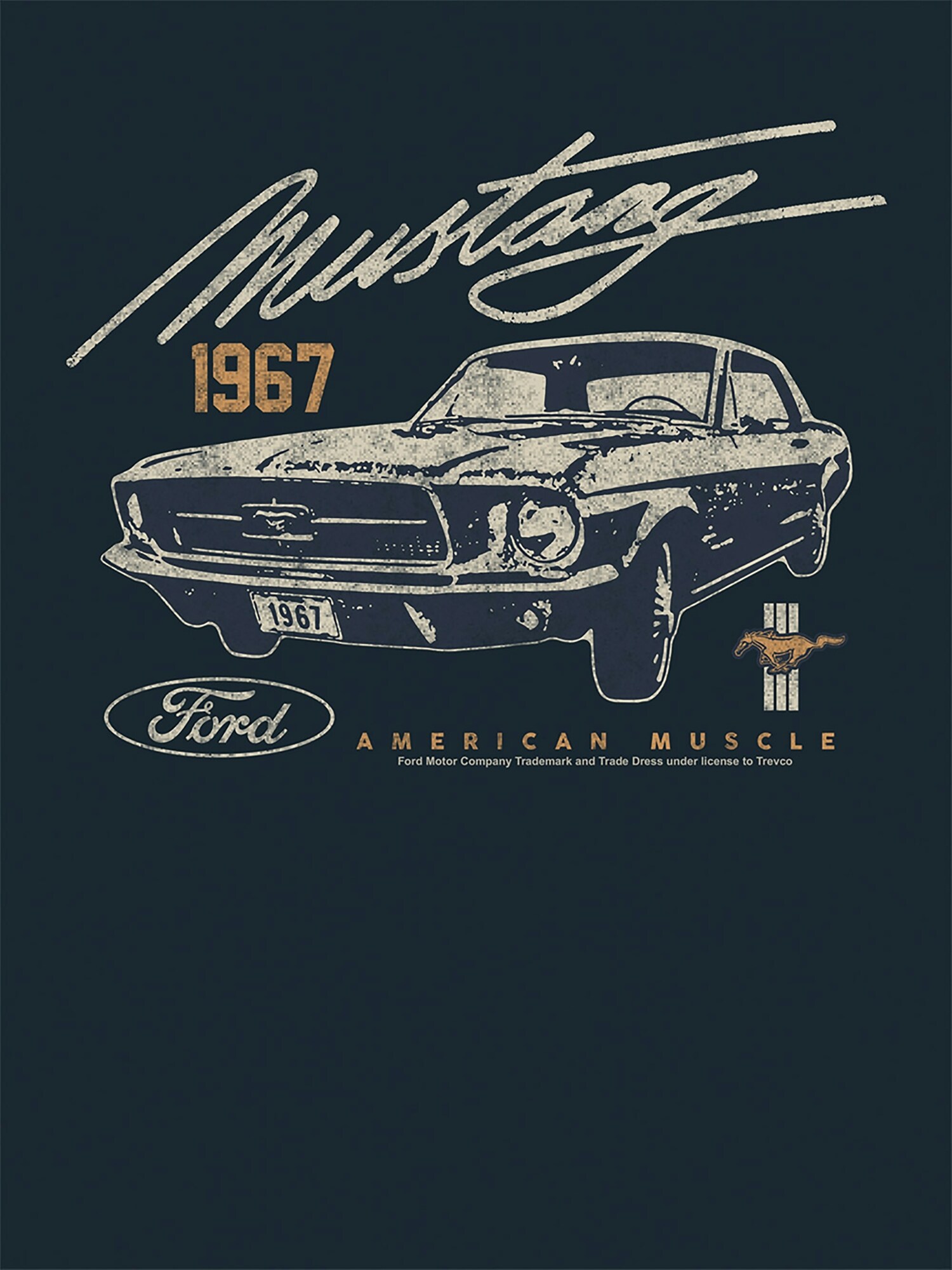 Детская футболка Old Navy Ford American Muscle Dark Graphic, цвет: Тёмно-синий — фото 2