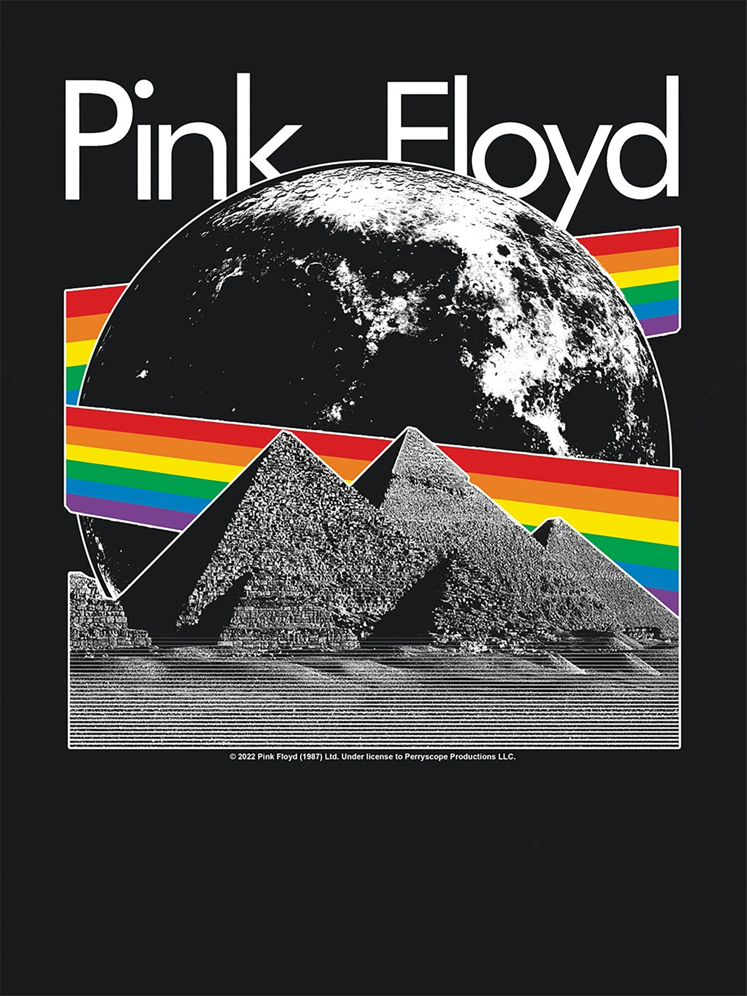 Детская футболка Old Navy Pink Floyd The Moon Graphic, цвет: Чёрный — фото 2