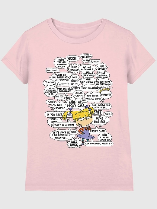 Image number 1 showing, Rugrats Angelica Overload Graphic T-Shirt for Girls