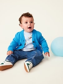 Image number 3 showing, Baggy Barrel-Leg Cargo Jeans for Baby