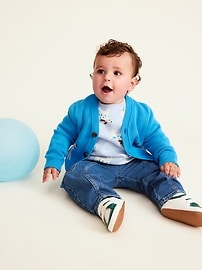 Image number 1 showing, Printed Long-Sleeve Hoodie and Wide-Leg Sweatpants Set for Toddler Girls