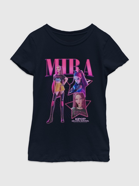 K-Pop Demon Hunters Y2K Mira Graphic T-Shirt for Girls