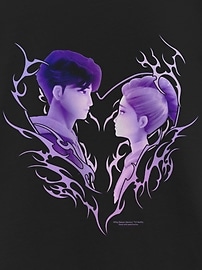 Image number 2 showing, K-Pop Demon Hunters Braille Heart Strings Graphic T-Shirt for Girls