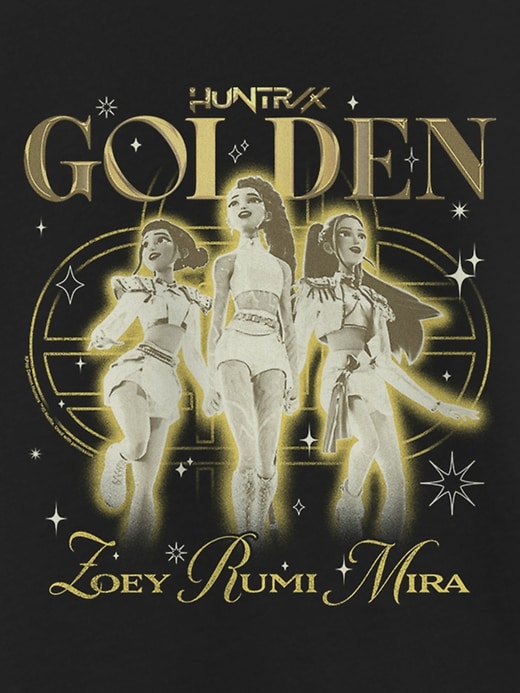 Image number 2 showing, K-Pop Demon Hunters Huntrix Golden Trio Graphic T-Shirt for Girls