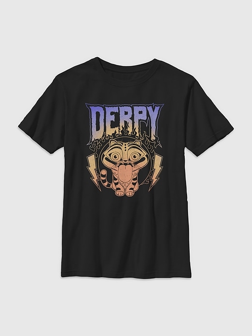 Image number 1 showing, K-Pop Demon Hunters Derpy Metal Graphic T-Shirt for Kids