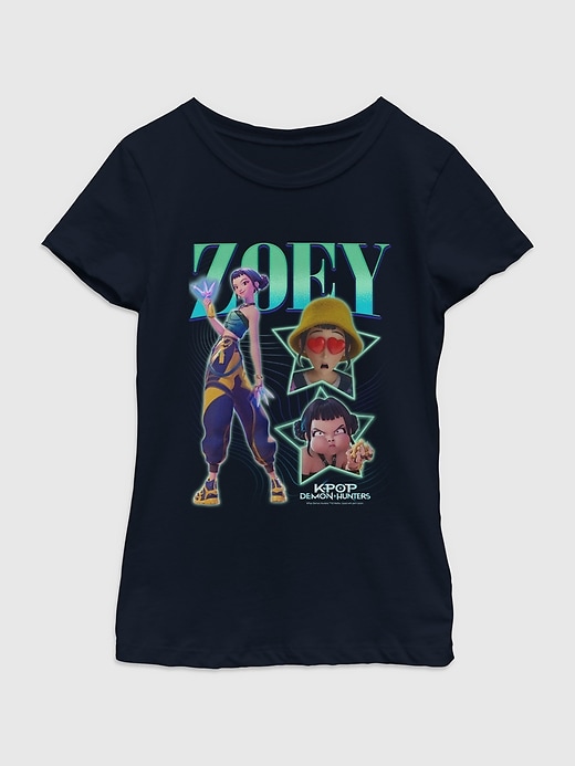 Image number 1 showing, K-Pop Demon Hunters Y2K Zoey Graphic T-Shirt for Girls
