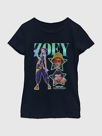 Image number 1 showing, K-Pop Demon Hunters Y2K Zoey Graphic T-Shirt for Girls