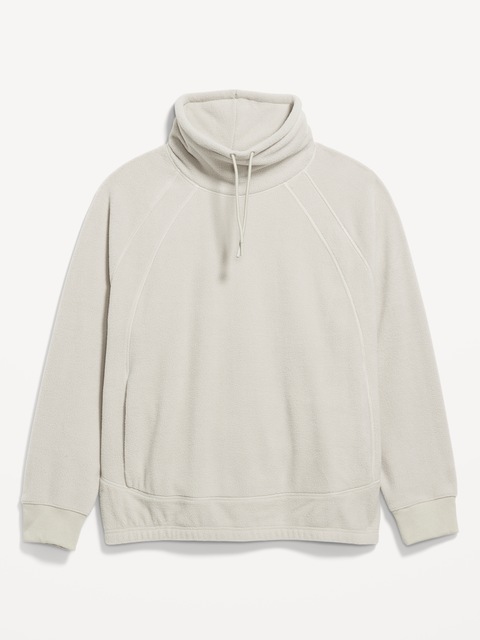 Funnel Neck Microfleece Pullover - Windchime
