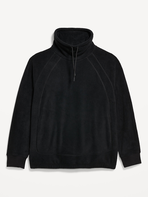 Image number 1 showing, Funnel Neck Microfleece Pullover