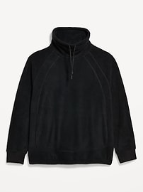 Image number 1 showing, Funnel Neck Microfleece Pullover