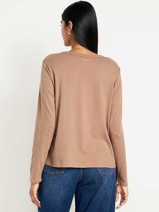 Image number 6 showing, EveryWear Long-Sleeve T-Shirt