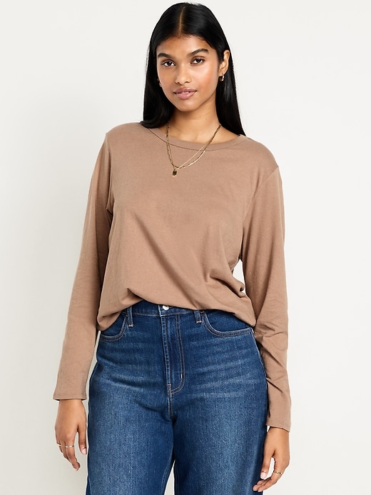 Image number 5 showing, EveryWear Long-Sleeve T-Shirt