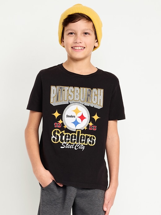 Pittsburgh Steelers Gender-Neutral Graphic T-Shirt for Kids