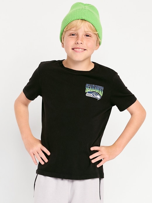Image number 3 showing, Seattle Seahawks Gender-Neutral Graphic T-Shirt for Kids