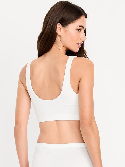 Image number 2 showing, Ruched Cotton Bralette